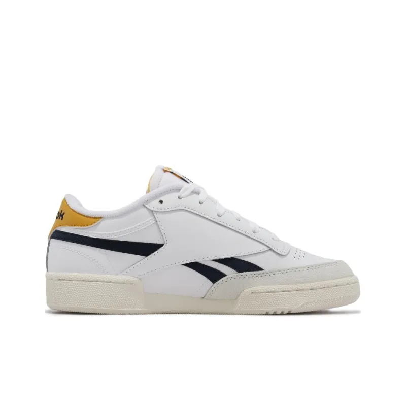 Reebok Club C Revenge White Navy Retro Gold-1