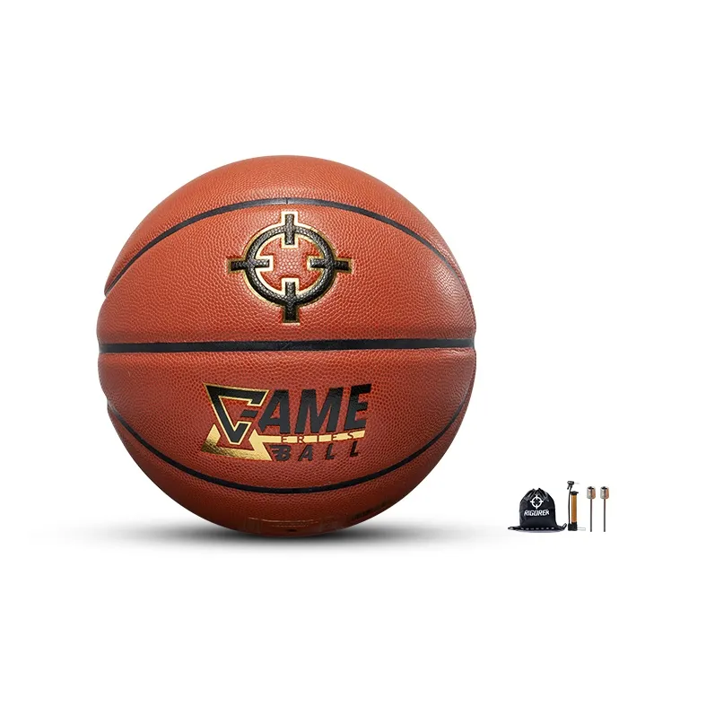 RIGORER Microfiber Leather Basketball Brown Size 7 Ball Training Competition Unisex-6