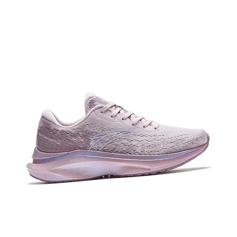 Anta Abrasion-Resistant Low-Top Running Shoes Women's White Pink-1