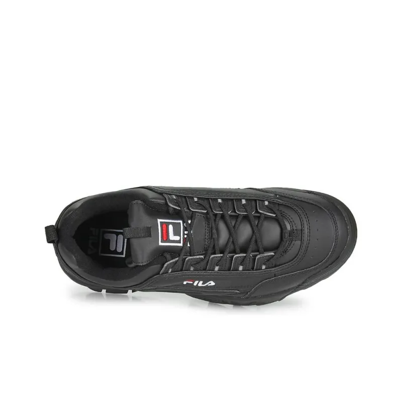 FILA Disruptor Anti Slip Wear Resistant Low Top Casual Shoes Men's Black-10