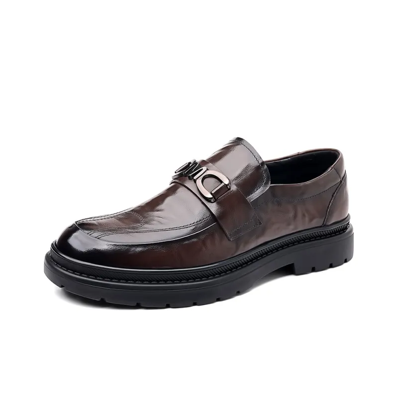 SHUPATE Loafers Men Black/Brown-0