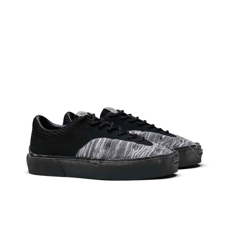 EQLZ EQUALIZER Fault GhostKnit Anti Slip Wear Resistant Low Top Skateboard Shoes Unisex Rush Black-2