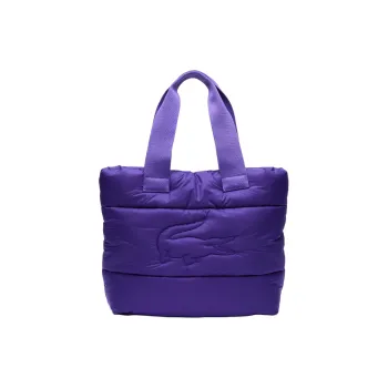 LACOSTE Polyamide Tote Bag Shopping Bag Shoulder Bag Handbag Regular Women's Brazilian Berry