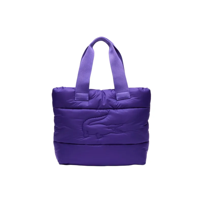 LACOSTE Polyamide Tote Bag Shopping Bag Shoulder Bag Handbag Regular Women's Brazilian Berry-0