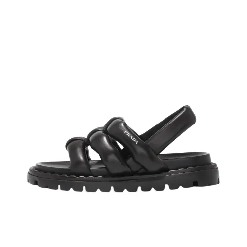 PRADA Women's Nappa Sandal 'Black'