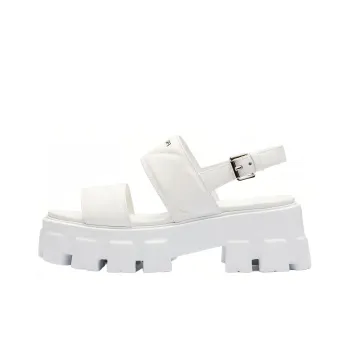 PRADA Monolith Leather Sandals
