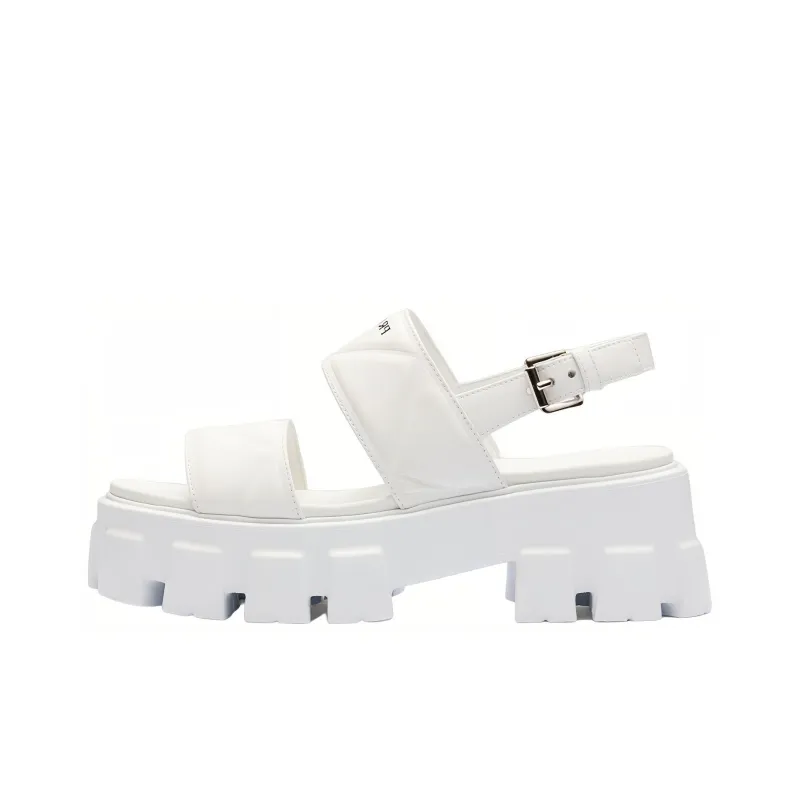 PRADA Monolith Leather Sandals-0