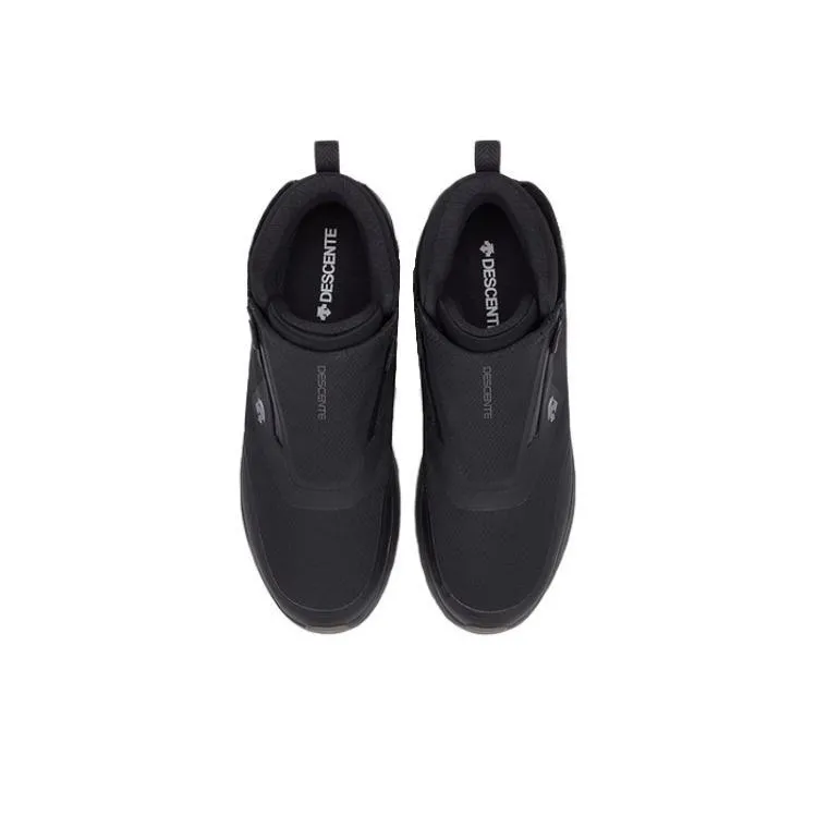 DESCENTE SKI STYLE Polestar Mid Gt Anti Slip Wear Resistant High Top Casual Shoes Women's Black-4