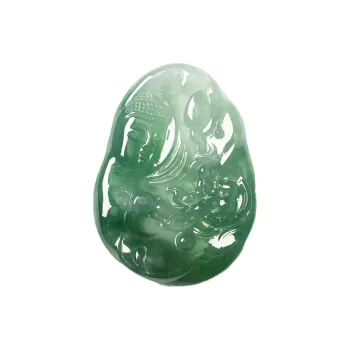 Yubo City Ice Glutinous Jadeite Pendants Unisex