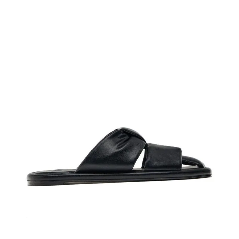 ZARA Trf Slide Slippers Women's Black-1