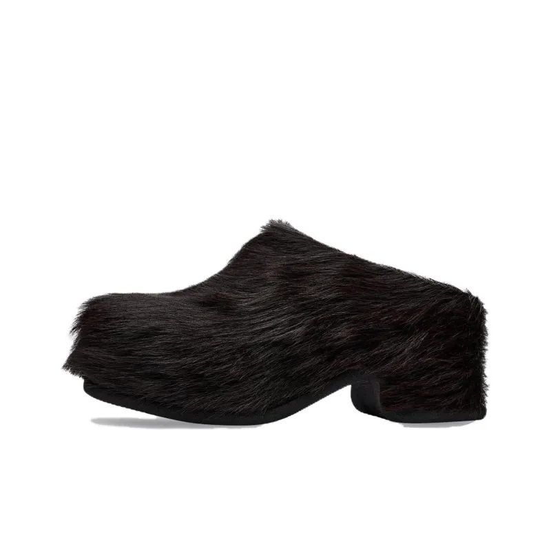 DRIES VAN NOTEN Wrap-toe Slippers Women's Dark Brown-0
