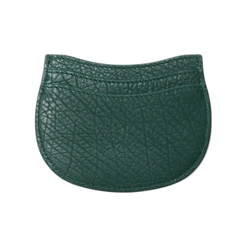 Burberry Calfskin Card Holder Women's Vine Green-1
