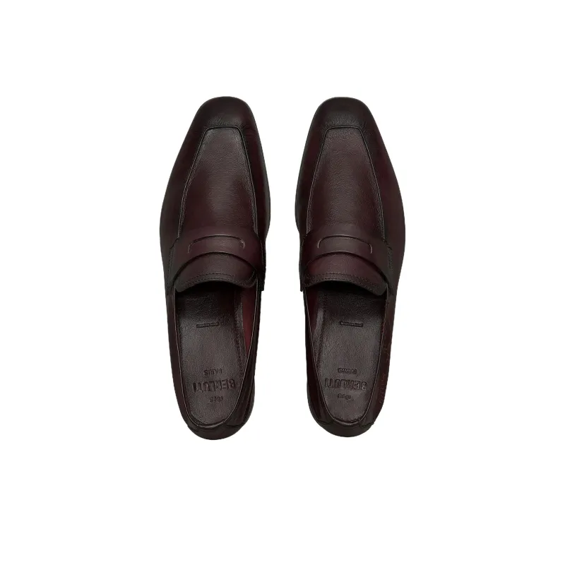 BERLUTI Lorenzo Scritto Loafers Men's Fuchsia-3