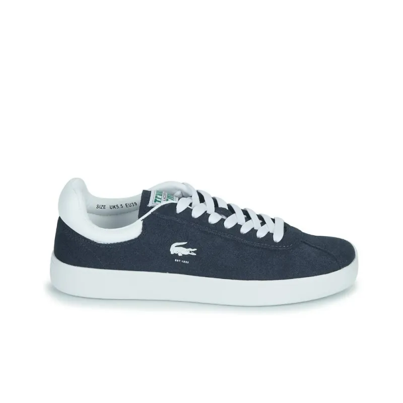 LACOSTE Low Top Skateboard Shoes Women's Blue-1