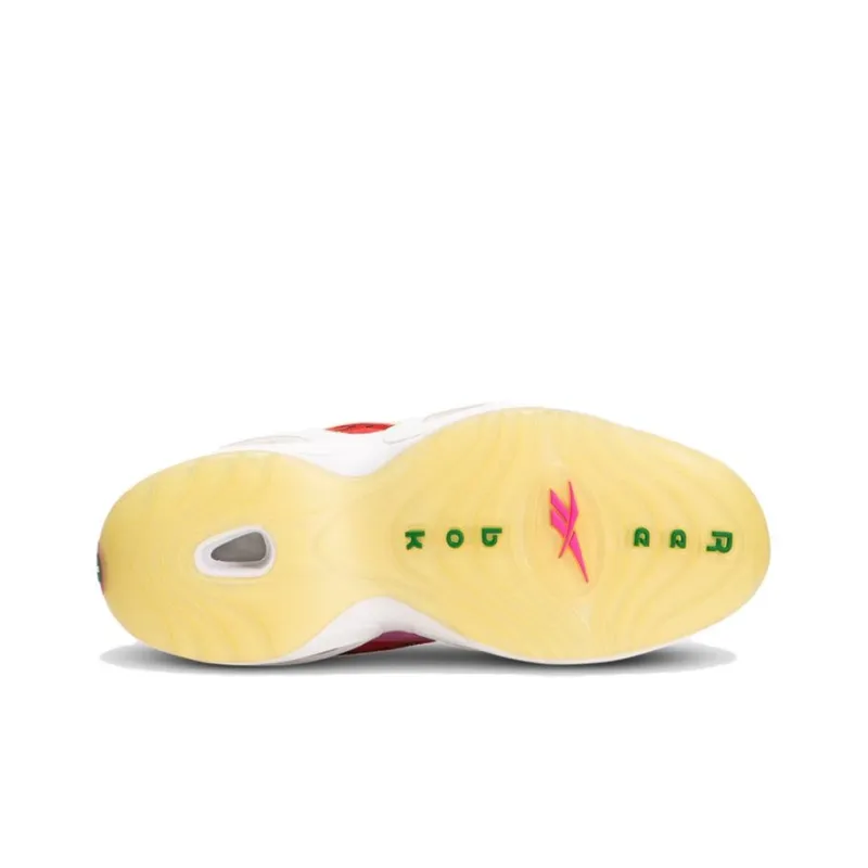 Reebok Question Low Bbc Ice Cream Running Dog Yellow Red-4