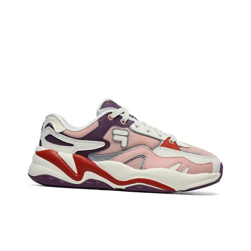 FILA FUSION Flash Sneakers 'White Red Purple' Women's-1