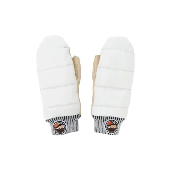 Chloé Logo Patch Padded Mittons