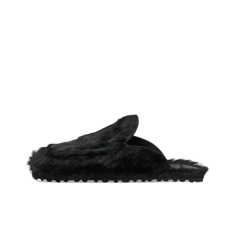DRIES VAN NOTEN Leather-trimmed Padded Slides-0