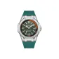 HBR919-White Case Green Dial Green Strap