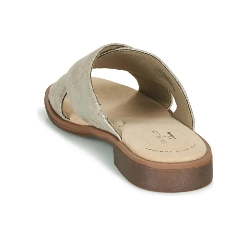Clarks Slide Slippers Women's Dark Green-4