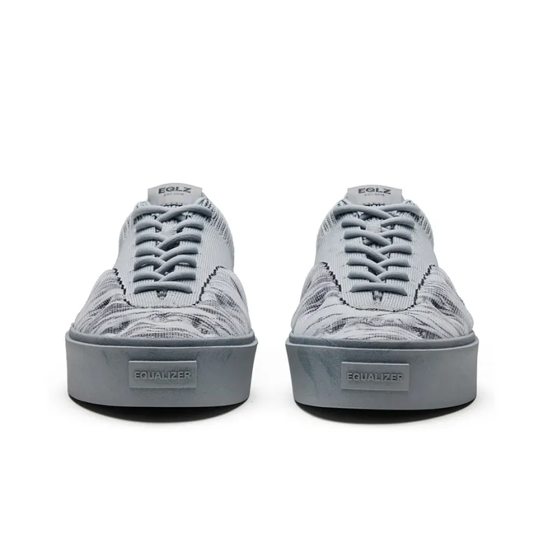 EQLZ EQUALIZER Fault GhostKnit Wear resistant And Lightweight Low Top Skateboard Shoes Unisex Phantom Gray-4