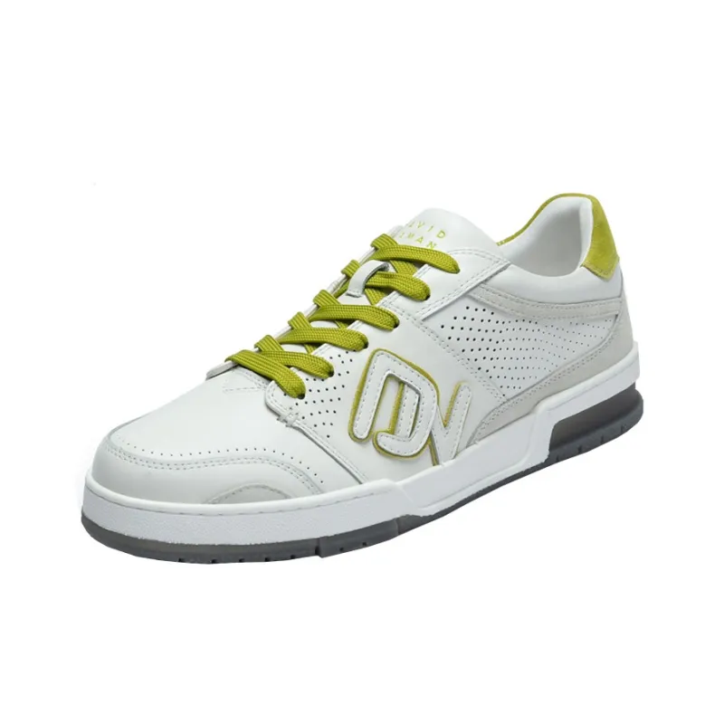 DAVID NAMAN Low Top Skateboard Shoes Men's Green-2