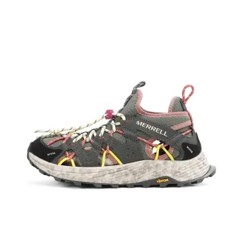 MERRELL Moab Flight Sieve Anti-Slip Wear-Resistant Mid-Top Outdoor Shoes Women's Gray Pink