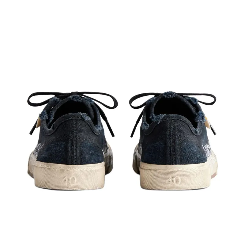 Balenciaga Paris Low Top Skateboard Shoes Men's Black-5