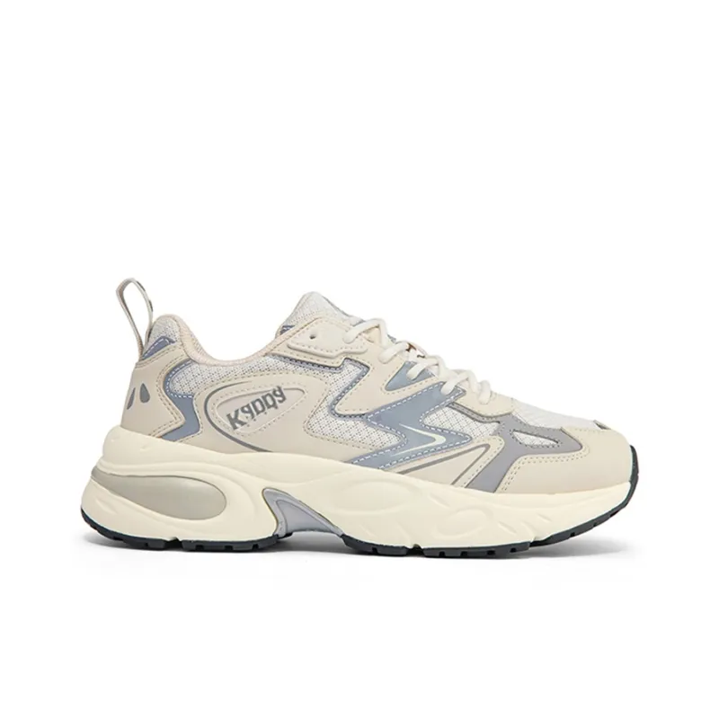 Kappa Cushioning Anti-Slip And Wear-Resistant Low-Top Casual Running Shoes Unisex Silver Gray-1