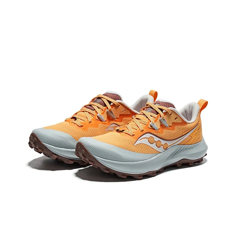 saucony Women's Peregrine 14 'Flax Clove'-2