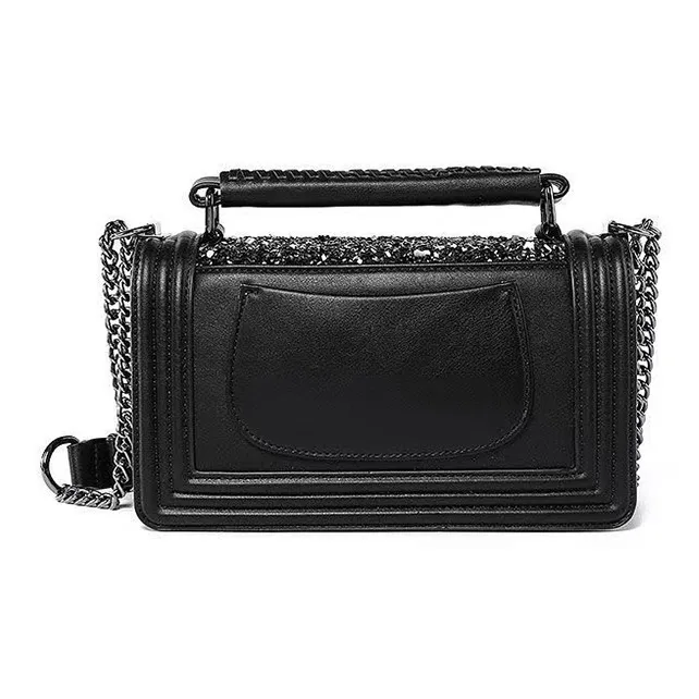 AUGTARLION PU With Artificial Leather Handbag, Shoulder Bag, Crossbody Bag Regular Women's Black-3