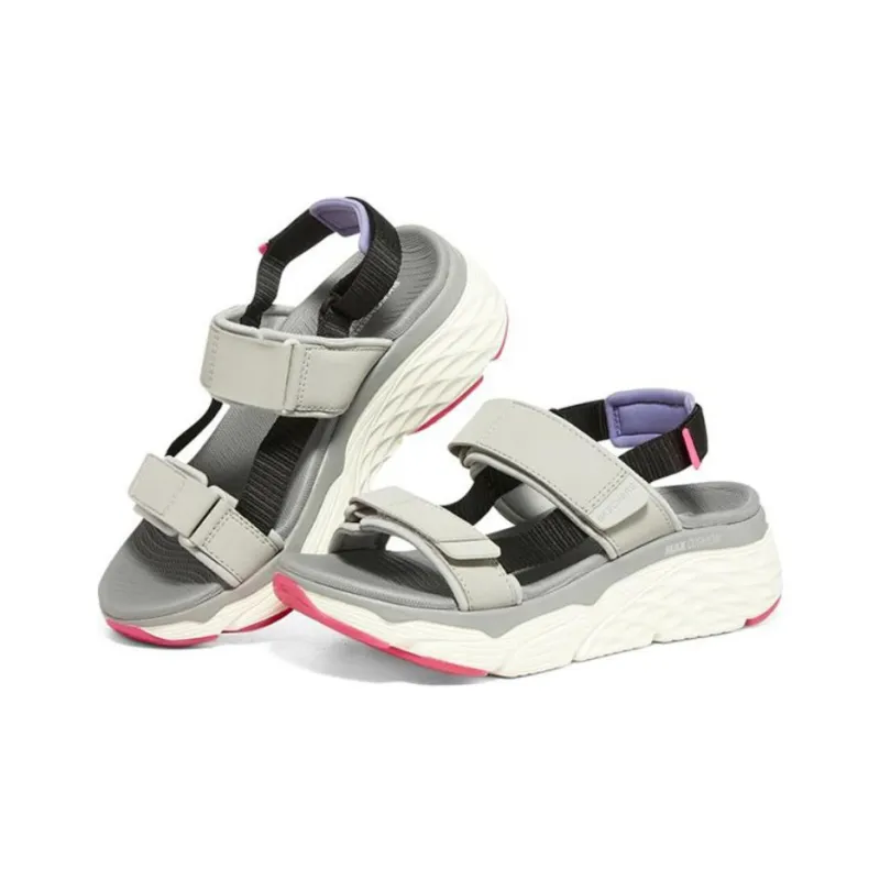 Skechers Max Cushioning 'Grey White Black Pink' Women's-3