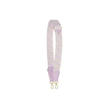 FENDI Ribbon With Leather Bag Straps Women's Light Purple