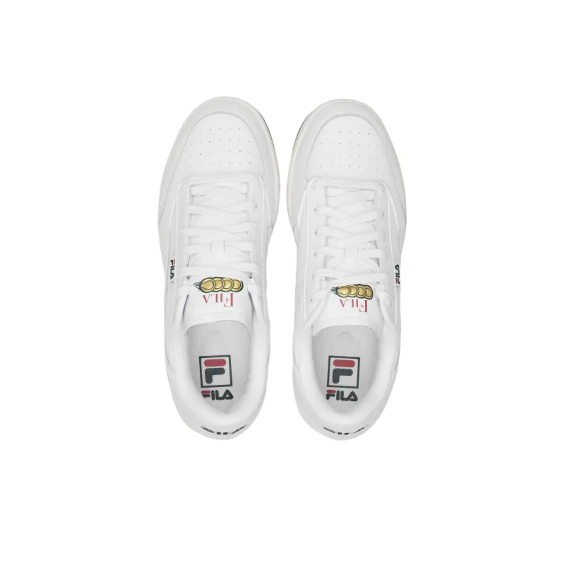 FILA Tennis 88 Durable Breathable Low Top Skateboard Shoes Men's White-3