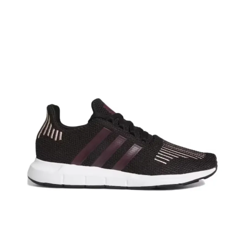 Adidas Swift Run Core Black Maroon Women's-1