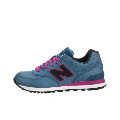 New Balance NB 574 Running Shoes Women's Low-Top Cobalt Blue/Rose Red