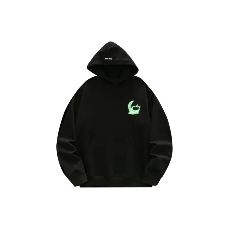 FORHUG Sweatshirts Unisex Black-3