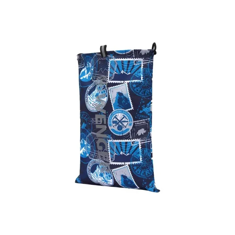 Wenger Nylon Fabric Portable Crossbody Bag Shoulder Bag Large Size Unisex Blue Print-1