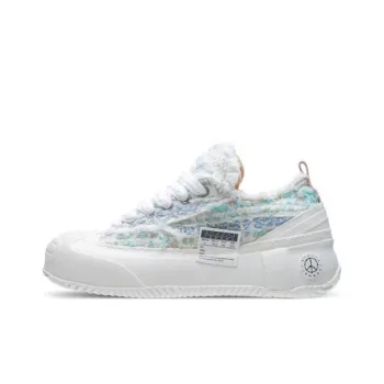 VESSEL G.O.P. MARSHMALLOW Tweed Blue Cotton Candy Anti Slip Wear Resistant Low Top Canvas Shoes Unisex White Blue