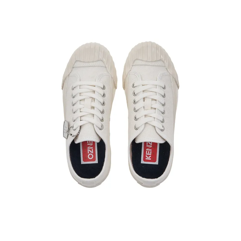 KENZO Low Top Stylish Skateboarding Shoes Women's White-4