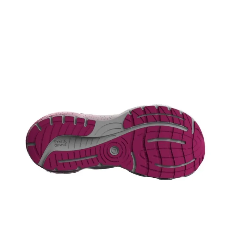 Brooks Glycerin GTS Cushioning Wear-Resistant Low-Top Running Shoes Women's Black Purple-3