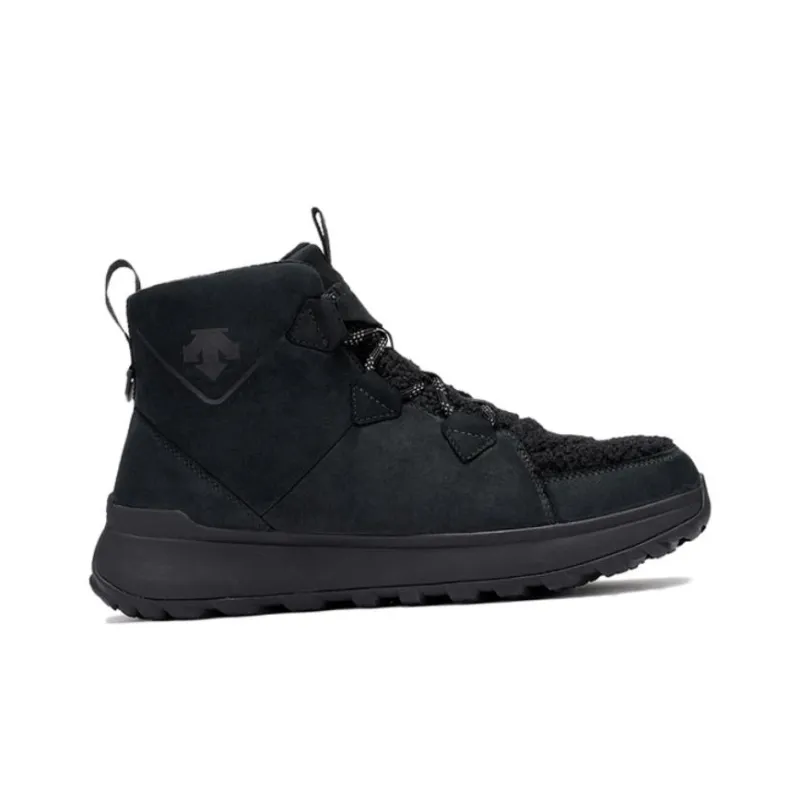 DESCENTE Ski Style Cushioned Wear Resistant Warm High Top Casual Shoes Women's Black-1