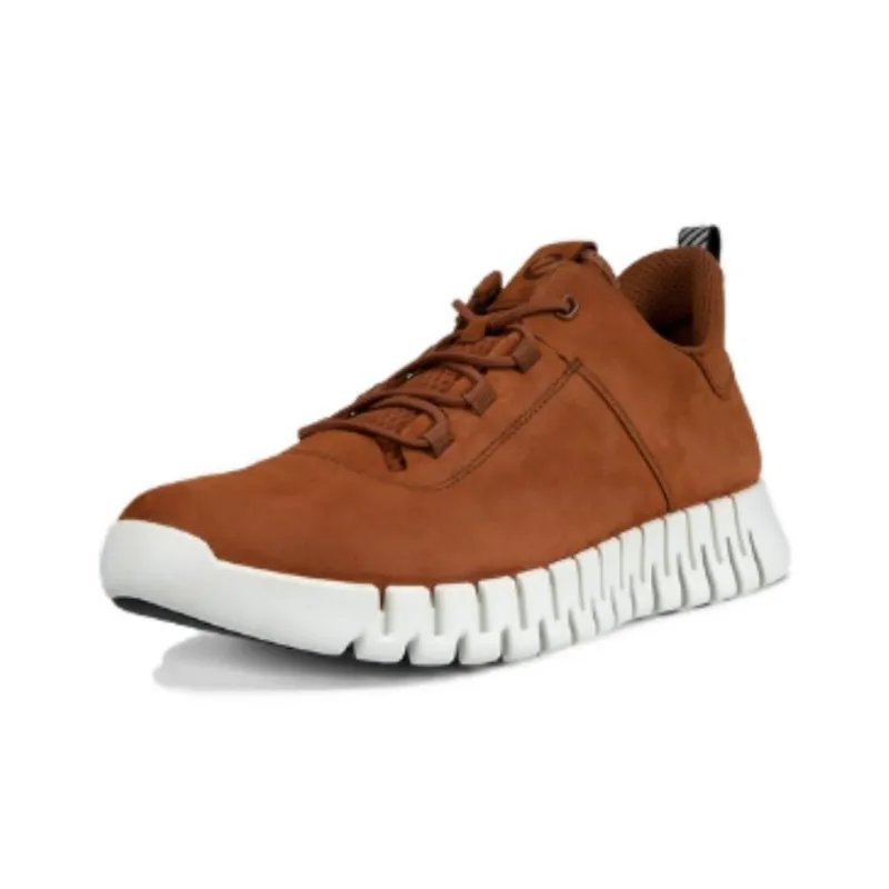 Ecco Slip-Resistant Low-Top Casual Shoes Men's Dark Brown-1