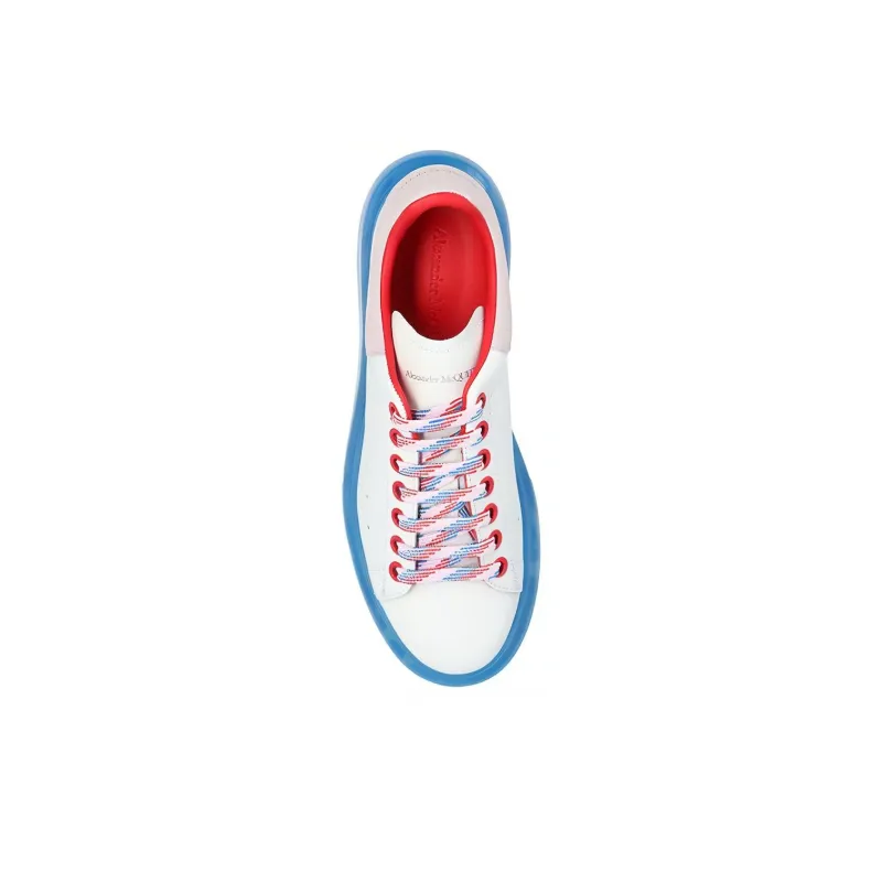 Alexander McQueen Oversized Sneaker 'White Blue' Women's-4