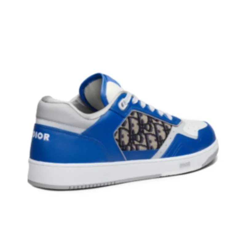 DIOR B27 Low Blue Grey White Beige DIOR Oblique Jacquard-2