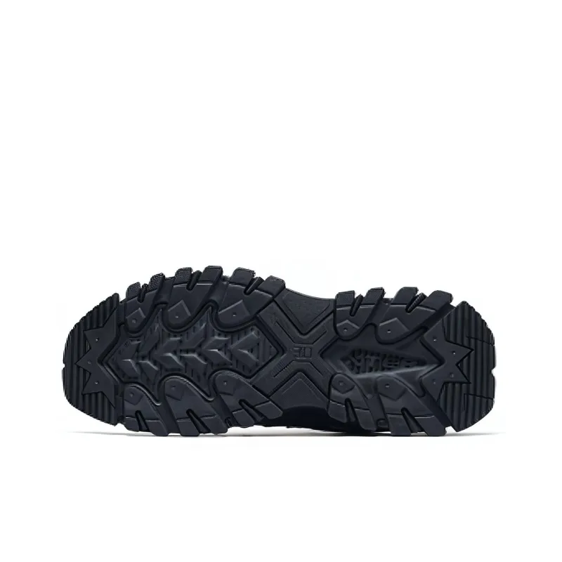 XTEP Shanhai Collection Anti Slip Wear Resistant Low Top Chunky Sneakers Men's Black Gray-4