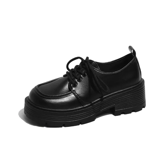 SHUXI Loafers Women's Black-0