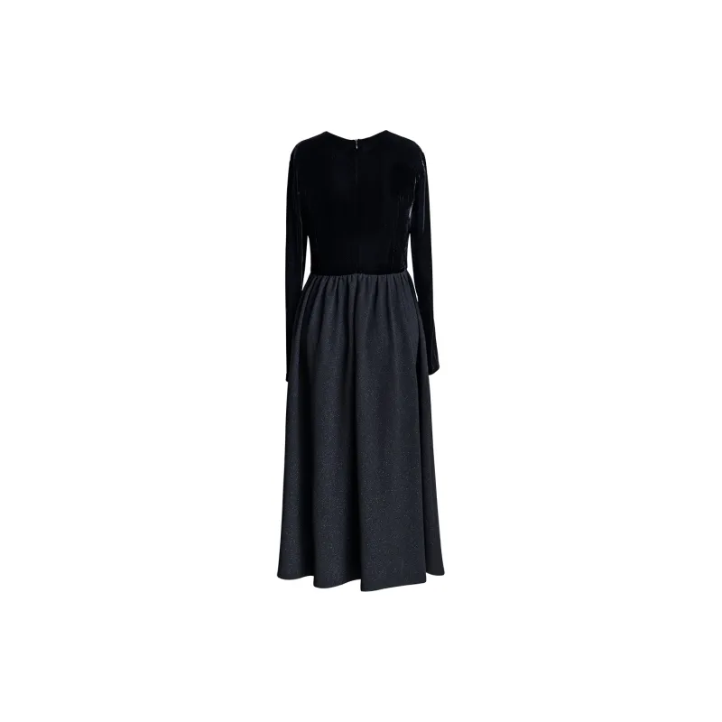ROEYSHOUSE Long Sleeved Dresses Women's Black-1