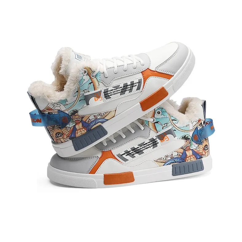 PLAY COBBLER Warm Anti-Slip And Wear-Resistant Support Low-Top Skateboard Shoes Men's-5