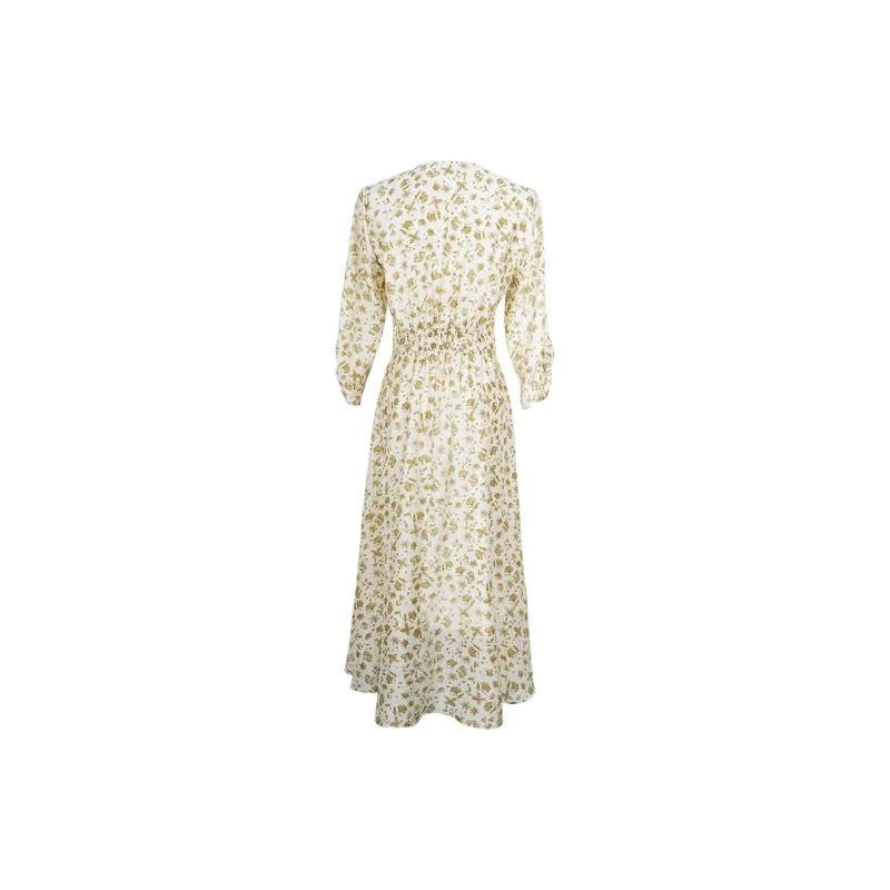 MISSSHINE Long Sleeved Dresses Women's Khaki-1